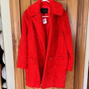Women’s COACH Persimmon Red coat nwt medium